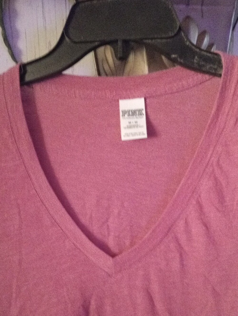 PINK Victoria's Secret Mauve/Pink Sleepwear Top - Picture 4 of 6